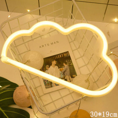 LED Neon Sign Night Light – Cloud (Warm White)