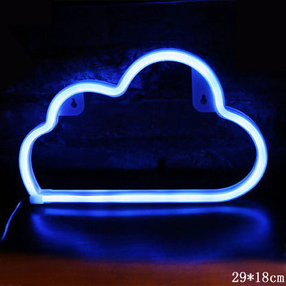 LED Neon Sign Night Light – Cloud (Blue)