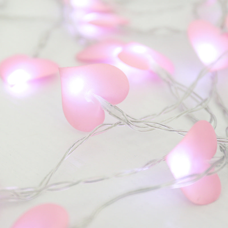 Heart String Lights – Pink