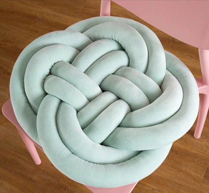 Knot Pillow – Mint Green