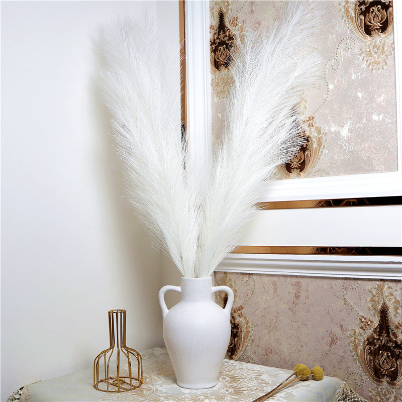 Faux Pampas Grass Stems – Ivory