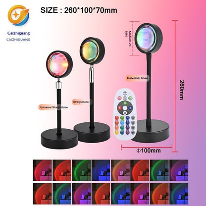Sunset Projection Lamp – RGB 16 Colors
