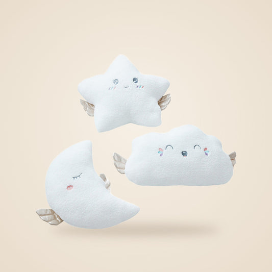 Angel Cloud, Moon and Star Pillows