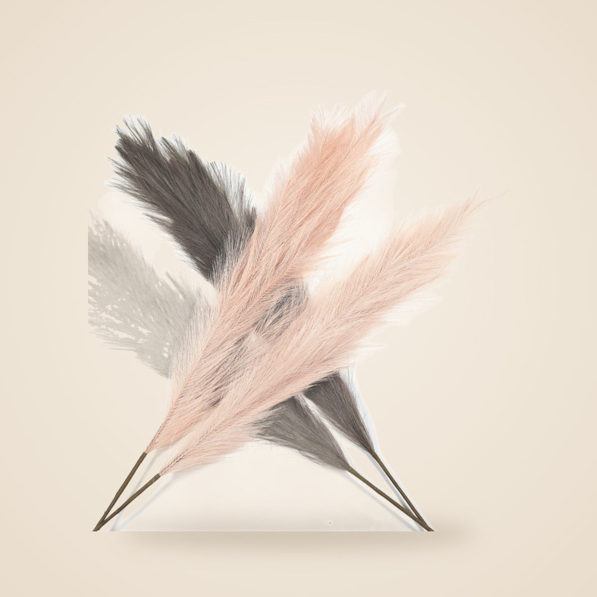Faux Pampas Grass Stems