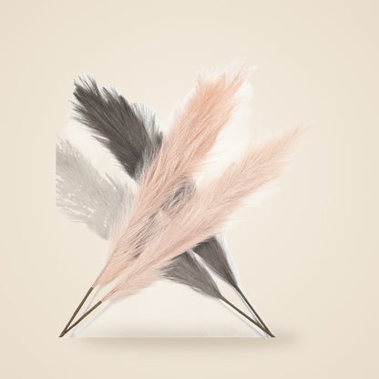 Faux Pampas Grass Stems