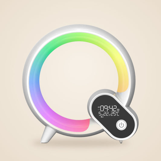 Sunrise alarm clock and speaker